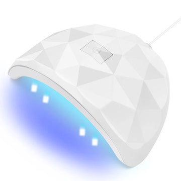 جهاز تجفيف طلاء الأظافر 54 واط LED مع مؤقت ذكي