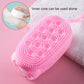 Silicone Bubble Exfoliating Brush for Body and Dry Skin Massage - Dual-Sided Bath Brush