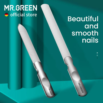 MR. Double-Sided Nail Files in Green