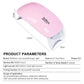 Portable 6W LED UV Nail Lamp for Home Use