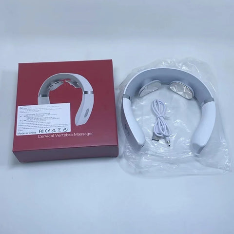 مدلك عنق كهربائي محمول بشحن USB