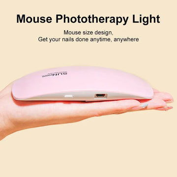 Portable 6W LED UV Nail Lamp for Home Use