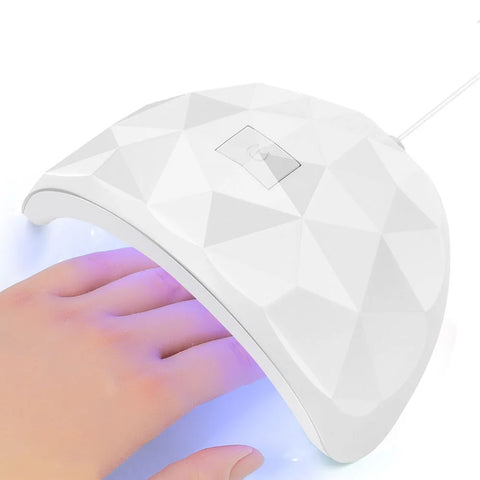 جهاز تجفيف طلاء الأظافر 54 واط LED مع مؤقت ذكي