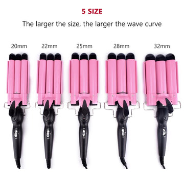 Professional Hair Curling Iron Ceramic Triple Barrel Hair Curler Irons Hair Wave Waver Styling Tools Hair Styler Wand