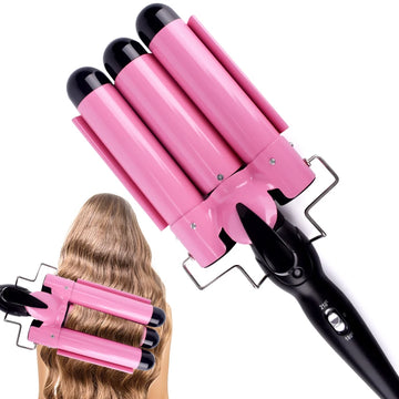 Ceramic Triple Barrel Curling Iron